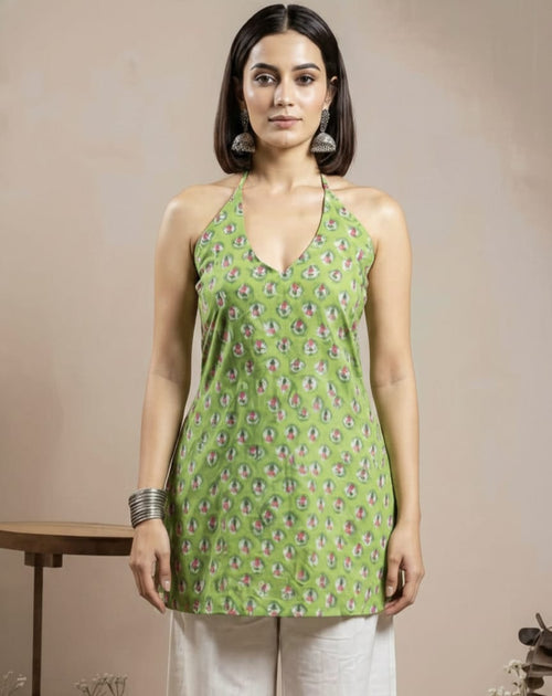 Halter Neck kurti