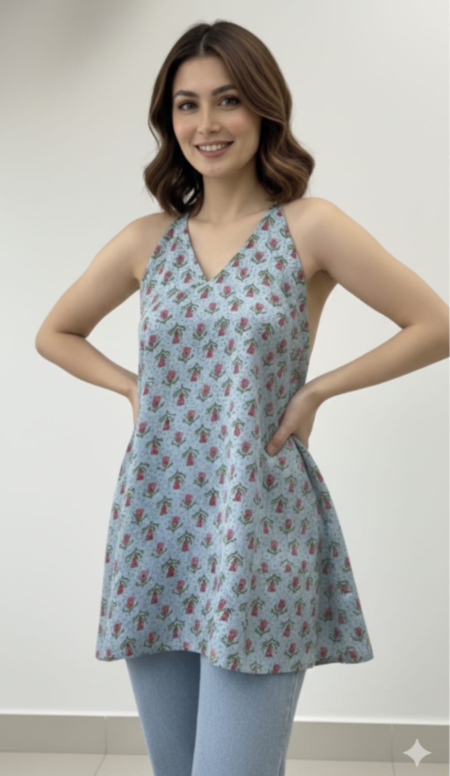 Halter Neck kurti